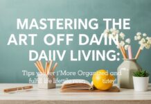 Mastering the Art of Daily Living: Tips for a More Organized and Fulfilling Life Mastering the Art of Daily Living: Tips for a More Organized and Fulfilling Life