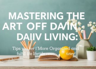 Mastering the Art of Daily Living: Tips for a More Organized and Fulfilling Life Mastering the Art of Daily Living: Tips for a More Organized and Fulfilling Life