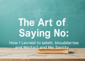 The Art of Saying No: How I Learned to Set Boundaries and Keep My Sanity The Art of Saying No: How I Learned to Set Boundaries and Maintain My Sanity