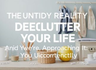 The Messy Truth About Decluttering Your Life (And Why You’re Doing It Wrong) The Untidy Reality of Decluttering Your Life (And Why You're Approaching It Incorrectly)